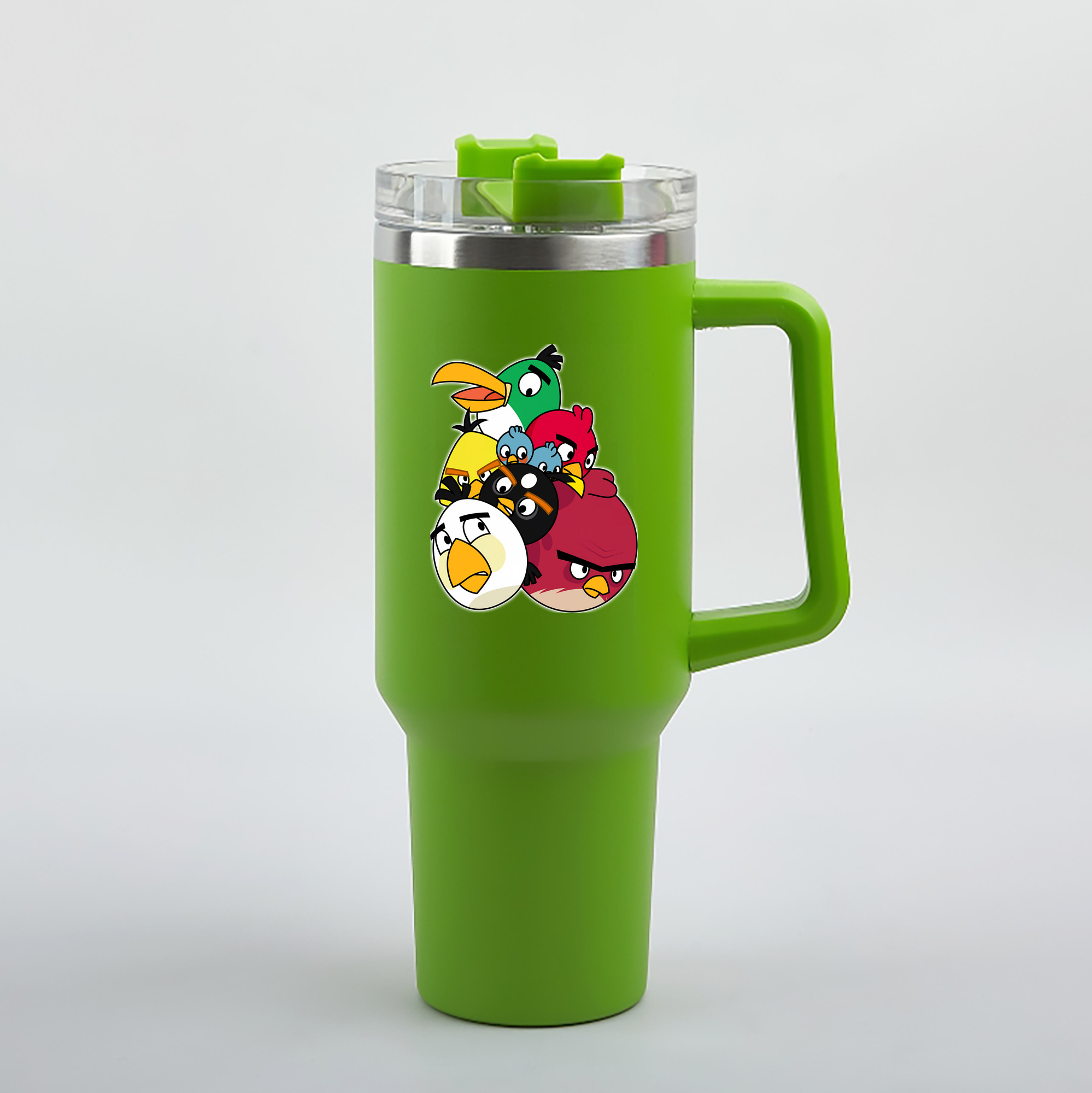 （画像用） Angry Birds アングリーバード 1200mL車用タンブラー（カラープリント）